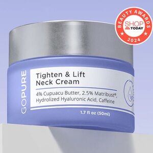GoPure tighten and lift neck cream - NIB